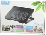 2 USB Ports Lap Desk Air Cooling Pad for Notebook N99 Laptop