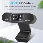 ⁦Haysenser Full HD Video Webcam 1080P HD Camera USB Webcam Focus Night Vision Computer Web Camera with Built-in Microphone⁩ - الصورة ⁦2⁩