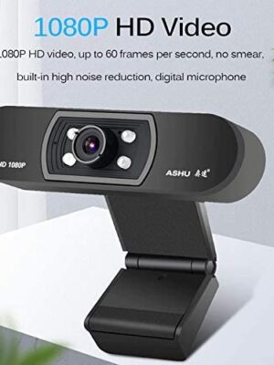 Haysenser Full HD Video Webcam 1080P HD Camera USB Webcam Focus Night Vision Computer Web Camera with Built-in Microphone - Image 2