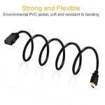 ⁦1.5 Meter High Speed Gold Plated HDMI Male to Female⁩ - الصورة ⁦2⁩