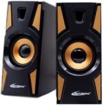 HT-09A Portable 2.0 Multimedia Speaker System for Desktop Laptop Notebook Tablet FM Radio Smartphones PC Speaker - Image 2