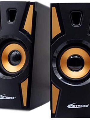 HT-09A Portable 2.0 Multimedia Speaker System for Desktop Laptop Notebook Tablet FM Radio Smartphones PC Speaker - Image 2