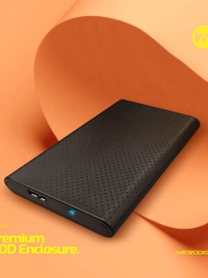 Microdigit 2.5"(6.3cm) USB 3.0 HDD Enclosure Case Cover for SATA SSD HDD - High Speed Upto 6.0 Gbps - Tool Free Installation - Support up to 6TB - Image 3