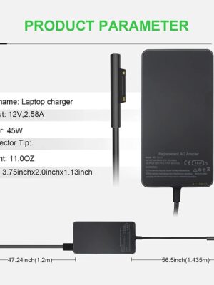 Surface Laptop Charger 12V 2.58a - Image 3