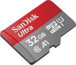 ⁦SanDisk 32GB Ultra MicroSDHC UHS-I Memory Card with Adapter - 98MB/s, C10, U1, Full HD, A1, Micro SD Card - SDSQUAR-032G-GN6MA⁩ - الصورة ⁦4⁩