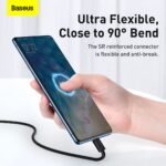 ⁦Baseus Superior Series Fast Charging Data Cable USB to Micro 2A 2m Black⁩ - الصورة ⁦3⁩