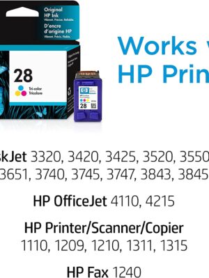 HP Original 28 Tri-color Ink Cartridge - Image 2