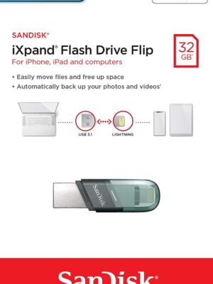 SanDisk 32GB iXpand USB Flash Drive Flip SDIX90N-032G - Image 4