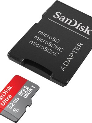 SanDisk Ultra 32GB microSDHC UHS-I Card with Adapter, Silver, Standard Packaging (SDSQUNC-032G-GN6MA) - Image 4