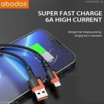 ⁦Abodos Data Cable Super Charge 6A - AS-DS319⁩ - الصورة ⁦3⁩