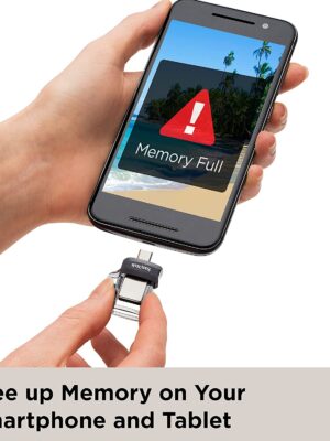 SanDisk 128GB Ultra Dual Drive m3.0 for Android Devices and Computers - microUSB, USB 3.0 - SDDD3-128G-G46, Black - Image 3