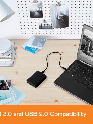 WD 4TB Elements Portable HDD, External Hard Drive, USB 3.0 for PC & Mac, Plug and Play Ready - ‎WDBU6Y0040BBK-WESN - Image 4