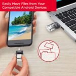 SanDisk 128GB Ultra Dual Drive m3.0 for Android Devices and Computers - microUSB, USB 3.0 - SDDD3-128G-G46, Black - Image 2