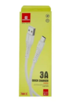Type C Fast Charging 3A Data Cable Biboshi A11 1M