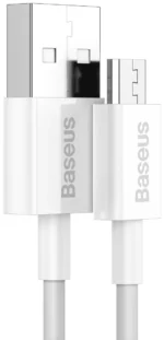 ⁦Cable Baseus Superior Series Cable USB to micro USB, 2A, 2m (white)⁩ - الصورة ⁦2⁩