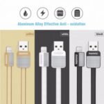 ⁦REMAX Cable RC-044i Lightning 1m Black⁩ - الصورة ⁦2⁩