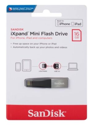 Sandisk iXpand Mini 16GB Flash Drive USB 3.0 For iPhone, iPad-UK - Image 2