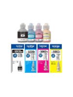 BROTHER BT6000/BT5000 Printers Ink Bottles for DCPT300/T500/T700W/T800W (4 Pieces, Black/Cyan/Magenta & Yellow)