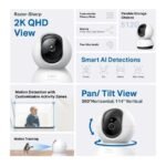 ⁦Tapo C220 Pan/Tilt AI Home Security Wi-Fi Camera⁩ - الصورة ⁦2⁩