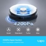 ⁦Tapo RV30  LiDAR Navigation Robot Vacuum & Mop⁩ - الصورة ⁦4⁩