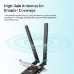 ⁦Archer TX20E AX1800 Wi-Fi 6 Bluetooth 5.2 PCIe Adapter⁩ - الصورة ⁦3⁩