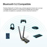 ⁦Archer TX20E AX1800 Wi-Fi 6 Bluetooth 5.2 PCIe Adapter⁩ - الصورة ⁦4⁩