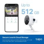 ⁦Tapo C120  Indoor/Outdoor Wi-Fi Home Security Camera⁩ - الصورة ⁦6⁩