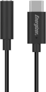 C112CABK – Audio Jack to USB-C Adapter – Audio Cable for Smartphones and Tablets – Black