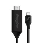 C112HKBK HDMI to USB-C Cable, 2 Meters – Black and Silver