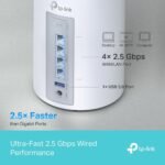 ⁦Deco BE65(3-Pack)-BE9300 Whole Home Mesh WiFi 7 System⁩ - الصورة ⁦3⁩