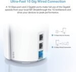 ⁦Deco XE200(2-Pack)-AXE11000 Whole Home Mesh Wi-Fi 6E System⁩ - الصورة ⁦2⁩