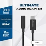 C112CABK – Audio Jack to USB-C Adapter – Audio Cable for Smartphones and Tablets – Black - Image 4