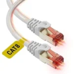 ⁦CAT 8 Patch Cord 3M White BC8SFTP3WH⁩ - الصورة ⁦2⁩