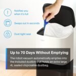 ⁦Tapo RV10 Plus Robot Vacuum & Mop + Smart Auto-Empty Dock⁩ - الصورة ⁦5⁩