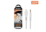 ⁦C41EUJALIHT Audio Stero Lightning Cable 1.5m White⁩ - الصورة ⁦5⁩