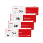 Canon 045 Toners – Black, Cyan, Magenta, Yellow