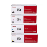 Canon 054 Toners – Black, Cyan, Magenta, Yellow
