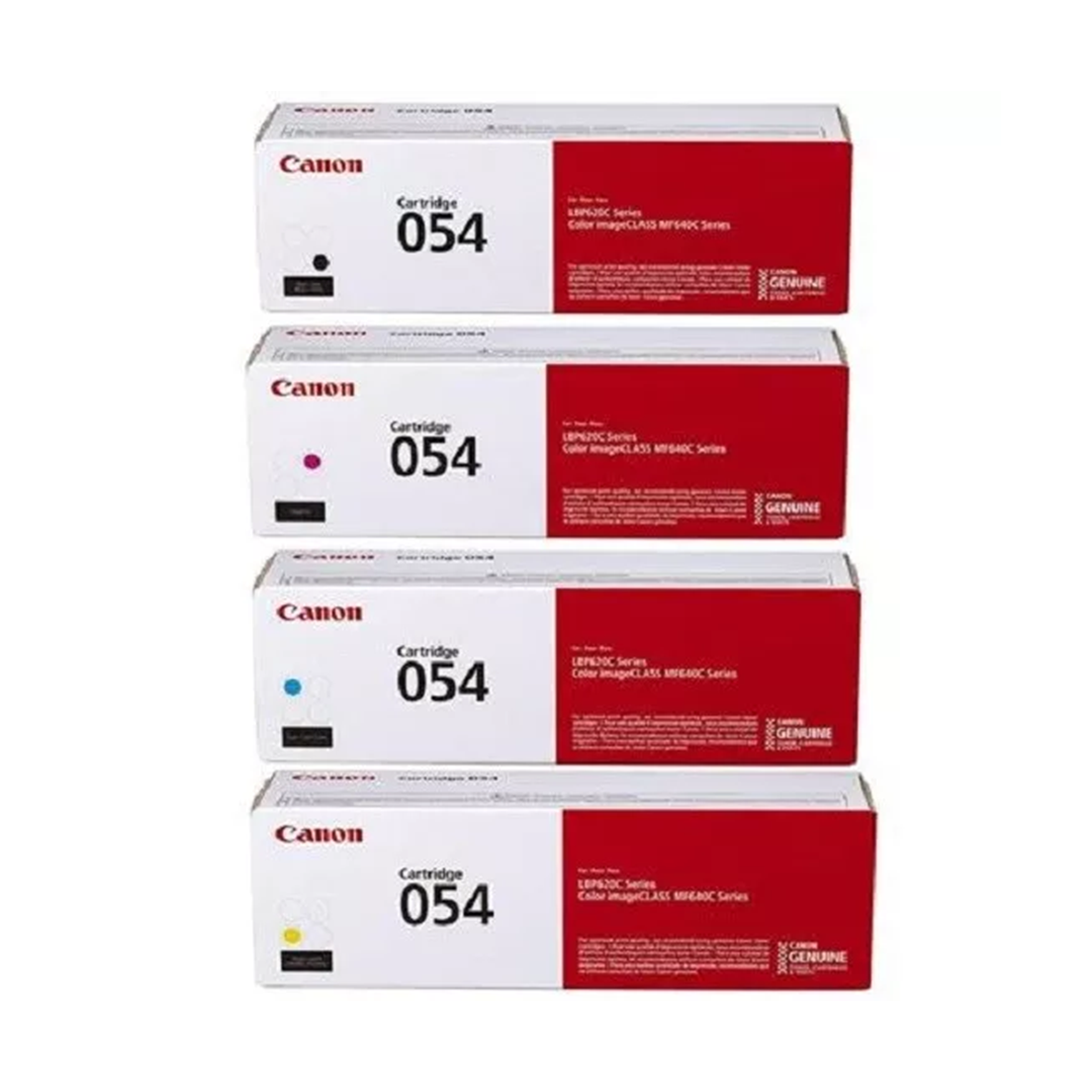 CANON-054 Canon 054 Toners – Black, Cyan, Magenta, Yellow - Image 1