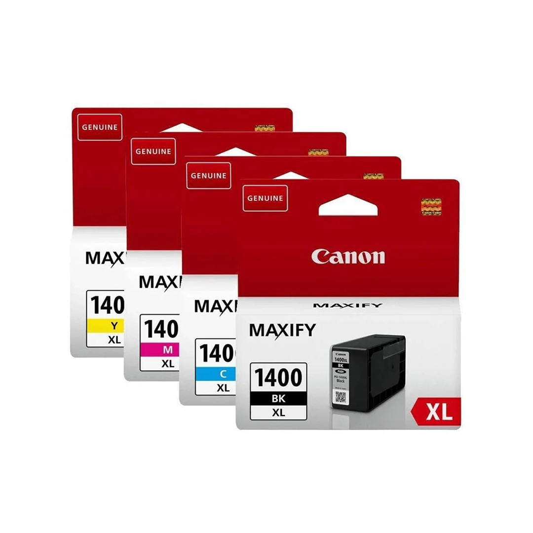 CANON-1400XL Canon 1400XL Cartridges – Black, Cyan, Magenta, Yellow - Image 1