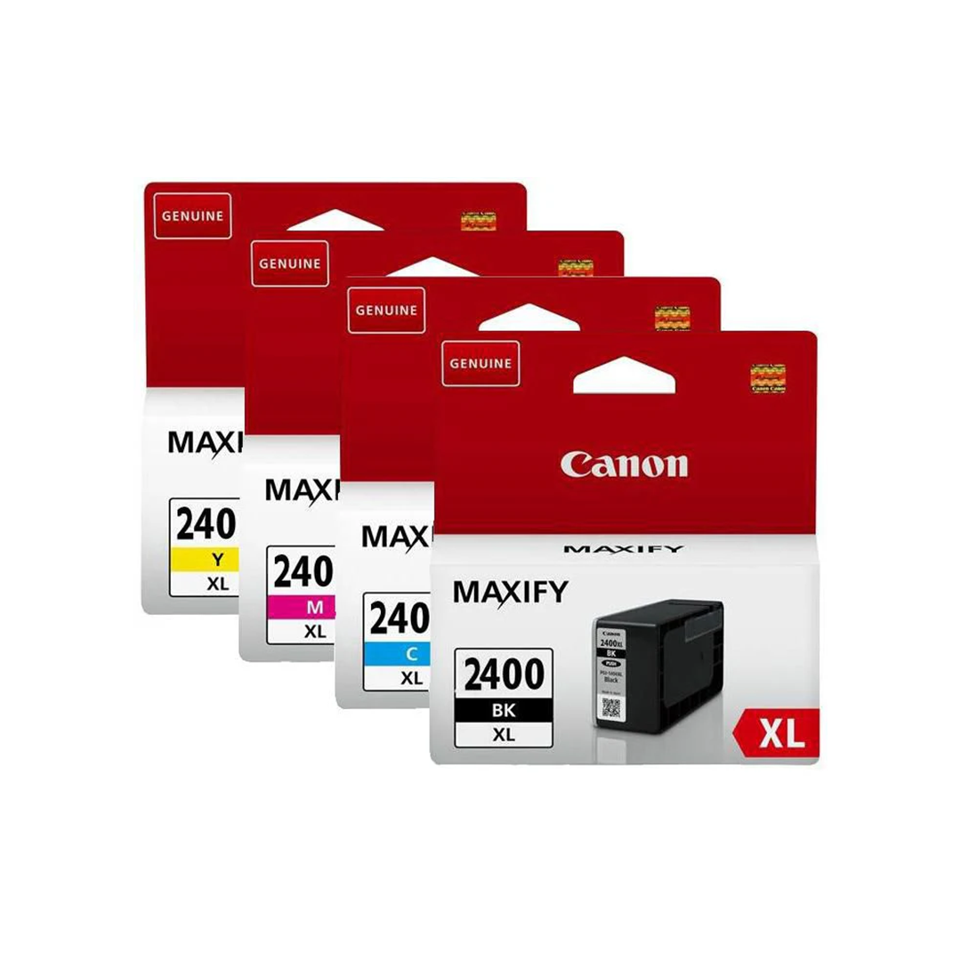 CANON-2400XL Canon 2400XL Cartridges – Black, Cyan, Magenta, Yellow - Image 1