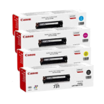 Canon 731 Toners – Black, Cyan, Magenta, Yellow