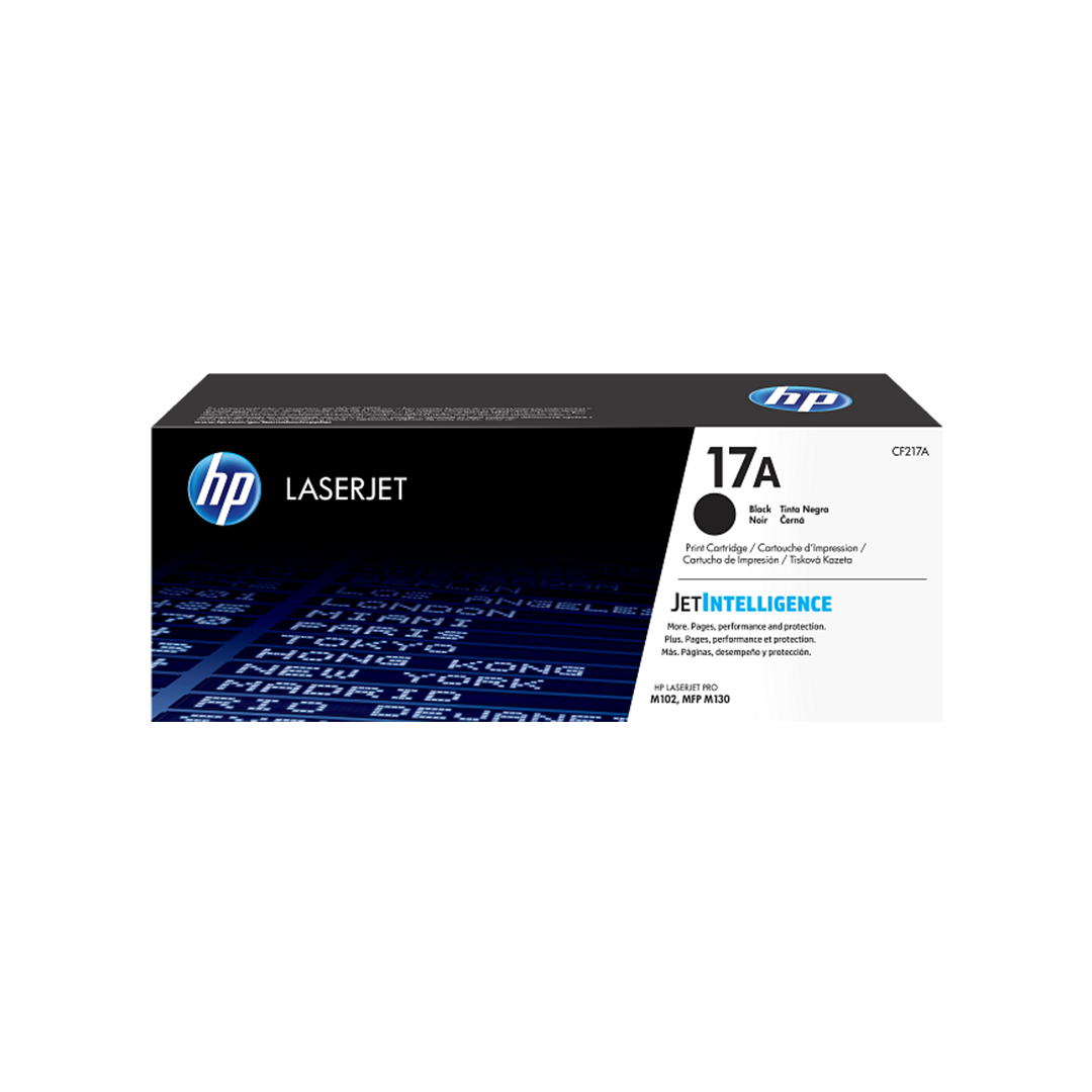CF217A HP 17A Black Original LaserJet Toner Cartridge - Image 1