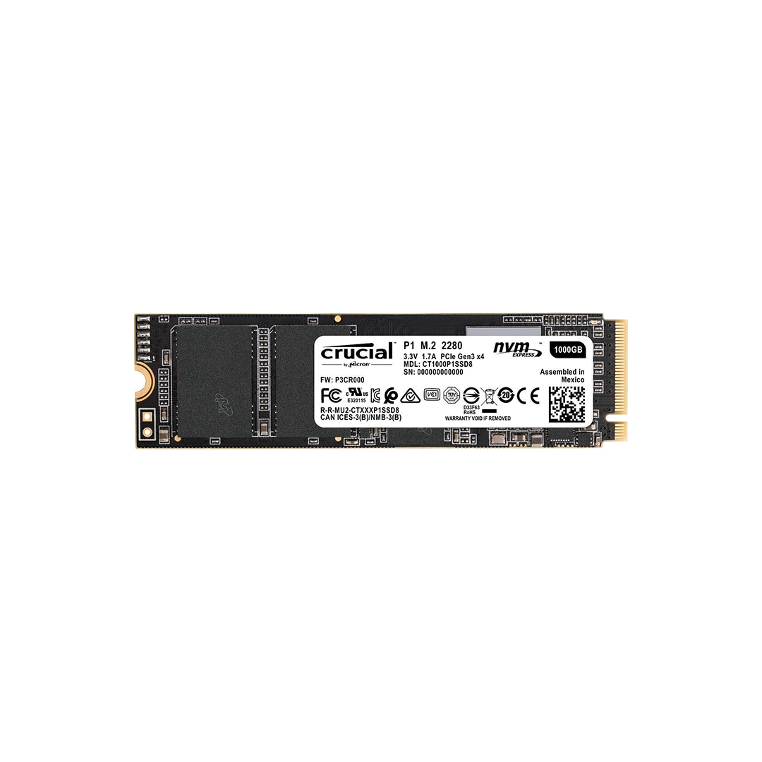 CT1000P1SSD8 Crucial P1 1TB M.2 NVMe SSD - Image 1
