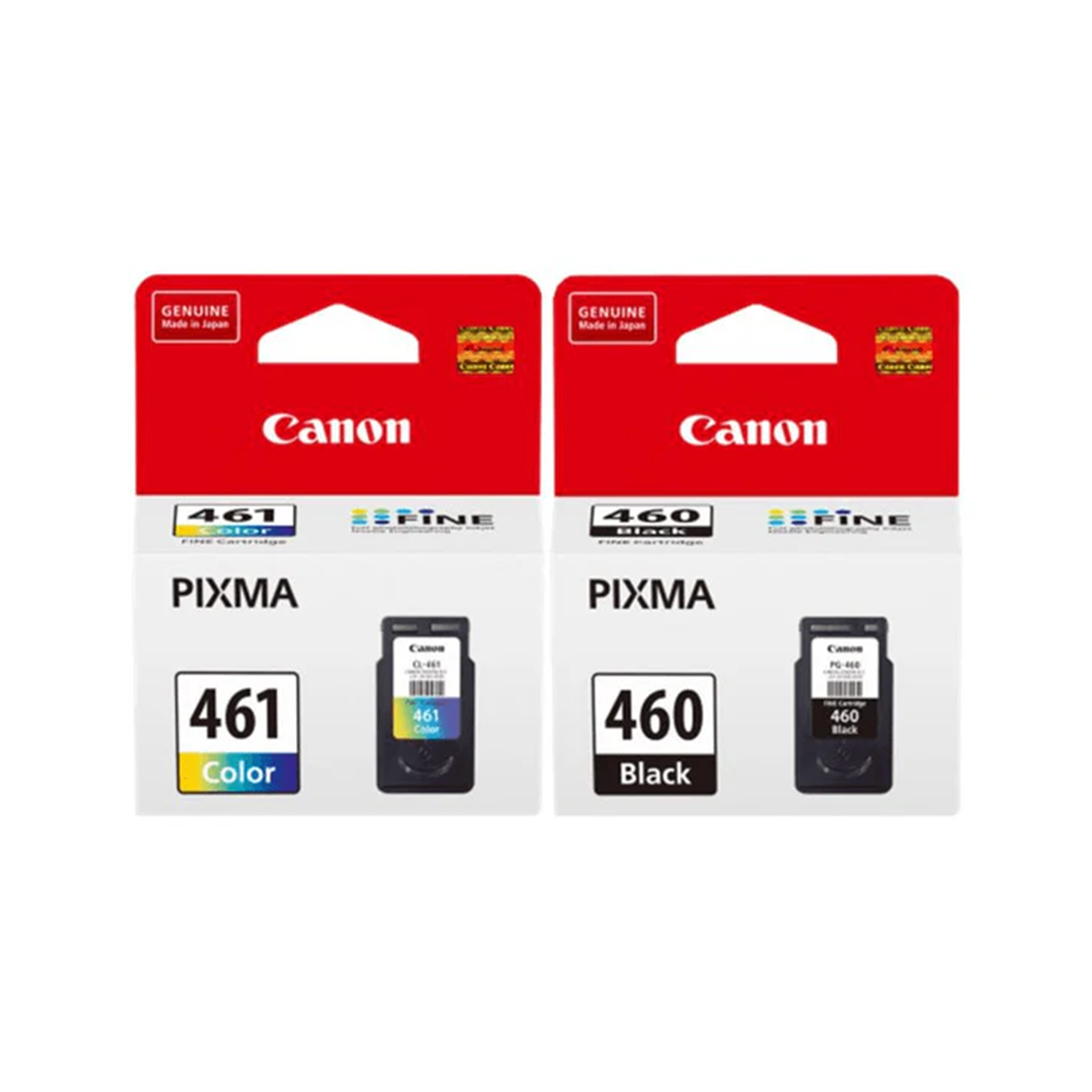 Canon-PG460-Black-CL461-Color-Cartridges Canon PG460 Black, CL461 Color Cartridges - Image 1