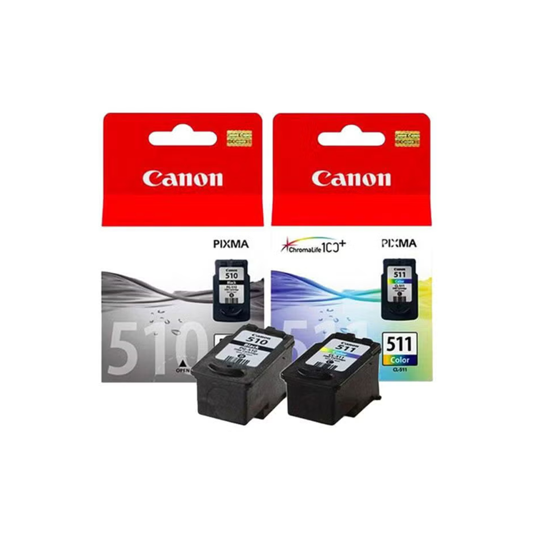 Canon-PG510-Black-CL511-Color-Cartridges Canon PG510 Black, CL511 Color Cartridges - Image 1
