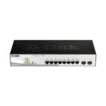 D-Link 8-Port PoE Gigabit Smart Managed Switch (DGS-1210-10P)