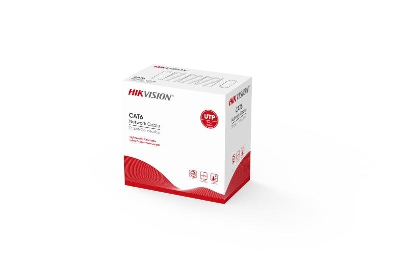 DS-1LN6U-W_CCA.jpg Hikvision DS-1LN6U-W/CCA - HIKVISION 305 m CAT6 UTP Network Cable (CCA,0.565 mm) - الصورة 1