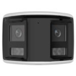 Hikvision DS-2CD1T83G2P-LIUF/SRB - 8 MP Dual Lens Stitched Wide Angle Smart Hybrid Light Fixed Bullet Network Camera