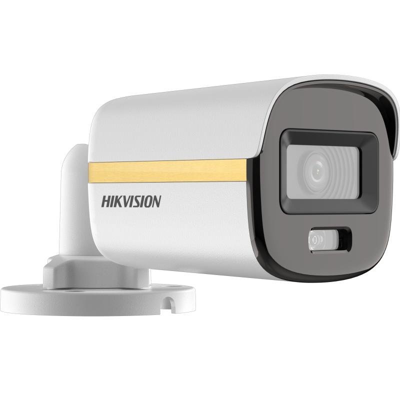 DS-2CE10DF3T-PF-B28.jpg Hikvision DS-2CE10DF3T-PF-B28 - HIKVISION 2 MP ColorVu Fixed Mini Bullet Camera - الصورة 1