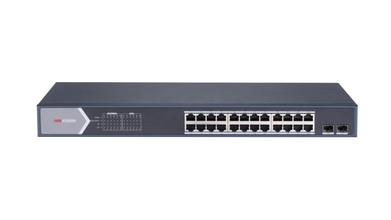 DS-3E1526P-SI.jpg Hikvision DS-3E1526P-SI - 24 Port Gigabit Smart POE Switch - Image 1